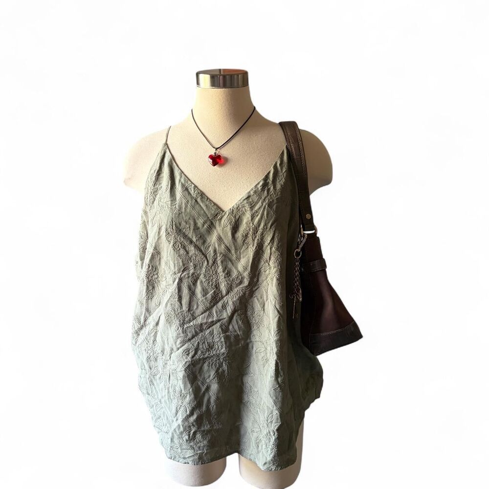Loft Women's Green and Khaki Vest